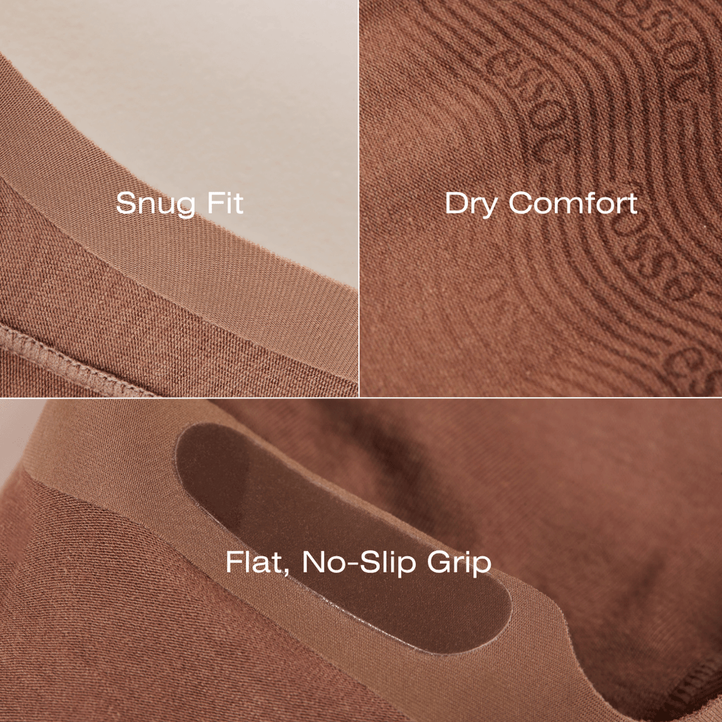 Unisex Cotton No Show Socks 3-Pack | Almond Beige